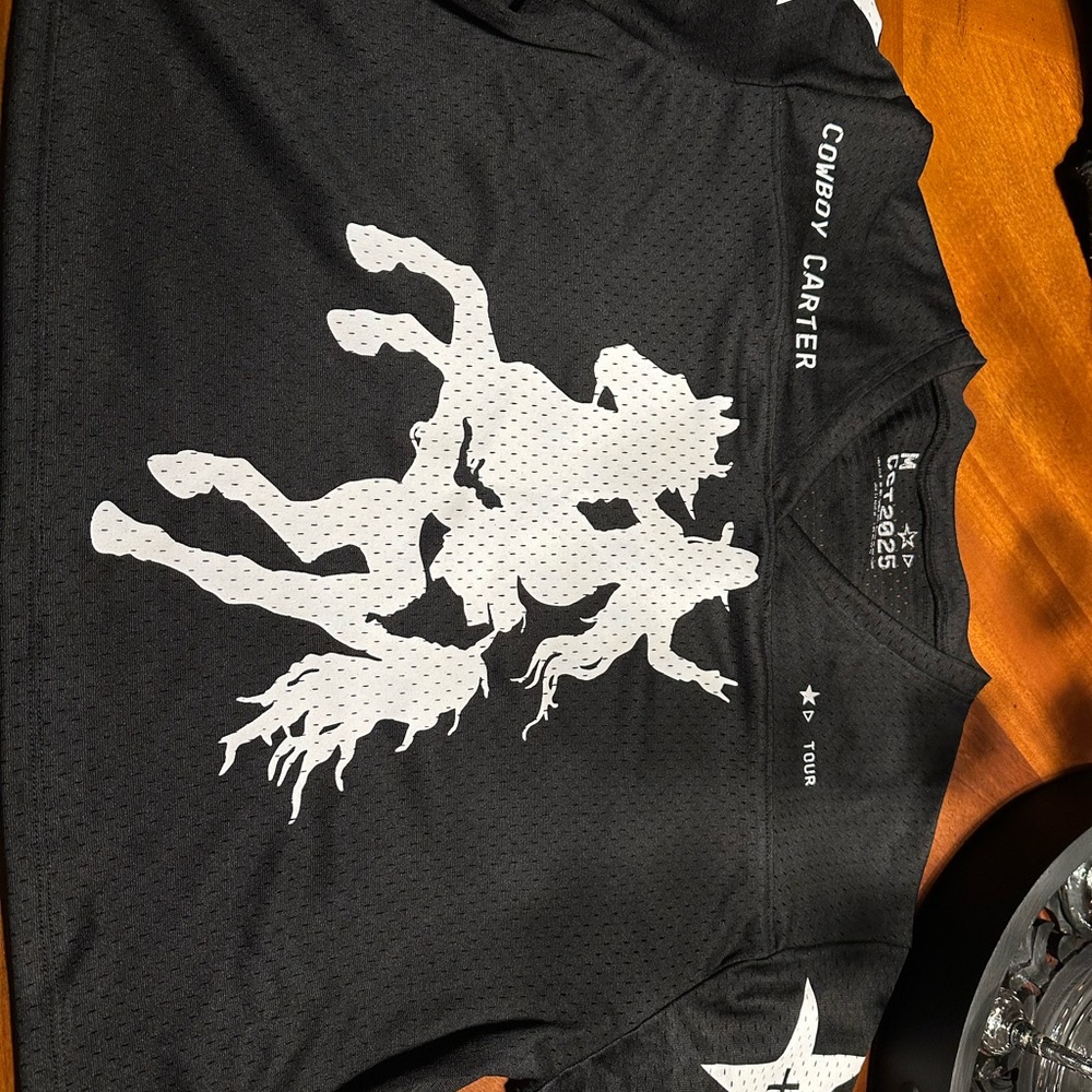 Black Cowboy Carter Graphic Jersey
